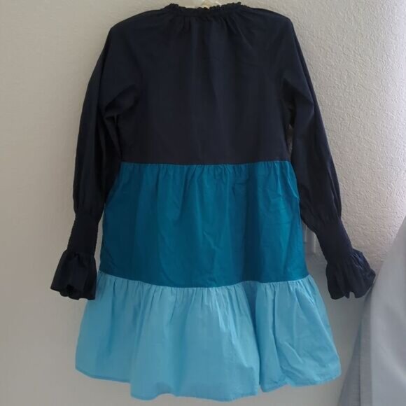 Figue Bella Blue Cotton Dress - Refined Boho - Picture 9 of 11